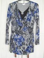 Gedessineerde tuniek Mt XL, Zwart, Maat 46/48 (XL) of groter, Ophalen of Verzenden, Zo goed als nieuw