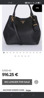 Prada zwart lederen tas, Ophalen, Zo goed als nieuw, Zwart