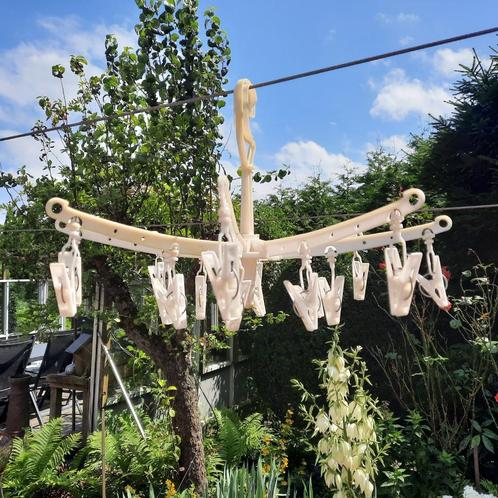Sokkendroger Outdoor waslijn, draaibaar en opvouwbaar, Caravans en Kamperen, Kampeergereedschap, Nieuw, Ophalen of Verzenden