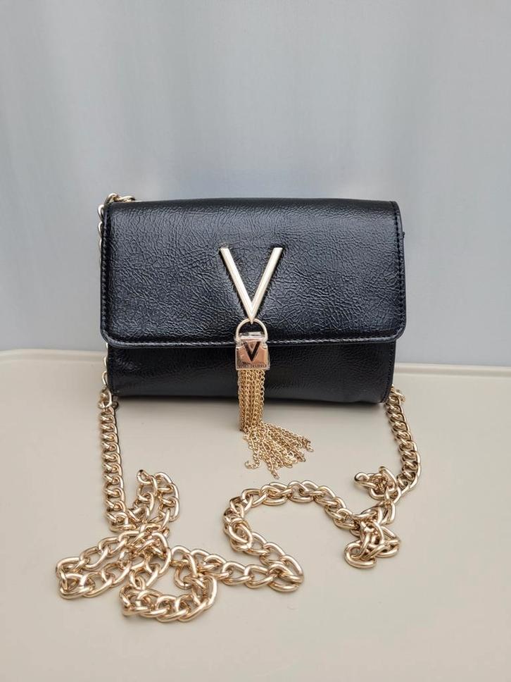 Mario Valentino tasje zwart, Sieraden, Tassen en Uiterlijk, Tassen | Damestassen, Zo goed als nieuw, Schoudertasje, Zwart, Ophalen of Verzenden