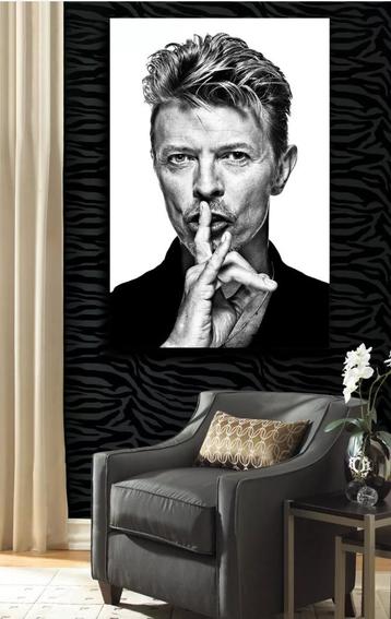 David Bowie Canvas GROOT 76x101cm beschikbaar voor biedingen