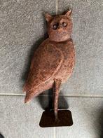 Uil van ijzer, Verzamelen, Beelden en Beeldjes, Ophalen of Verzenden, Zo goed als nieuw, Dier
