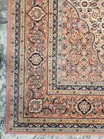Vintage Perzisch wol vloerkleed Tabriz pink floral 201x295cm, Huis en Inrichting, Stoffering | Tapijten en Kleden, Persian Perzisch vintage oosters hype
