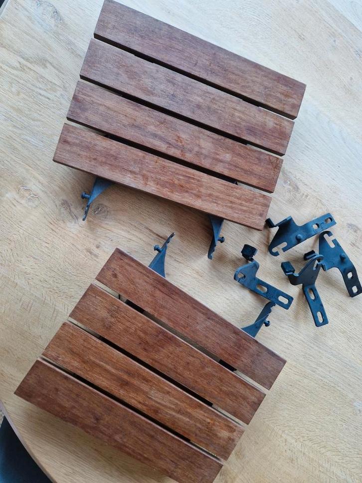 BBQ Klaptafeltje (set) - Zwart - Bastard Medium, Tuin en Terras, Barbecue-accessoires, Zo goed als nieuw, Ophalen