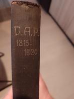 Gedenkboek uit Vindicat's verleden 1921, Antiek en Kunst, Ophalen of Verzenden