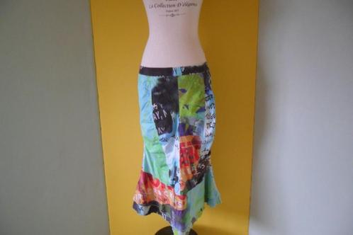 Leon rok maat 42, (97 % katoen, 3 % elastan), Kleding | Dames, Rokken, Zo goed als nieuw, Maat 42/44 (L), Overige kleuren, Onder de knie