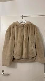 zara jas fluffy bomberjack nepbont maat m nieuw, Maat 38/40 (M), Verzenden, Nieuw, Wit