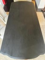 EIKEN rustiek grijs met zwart blad TAFEL EETTAFEL Provence, Huis en Inrichting, Tafels | Eettafels, Ophalen, Gielen, Eikenhout