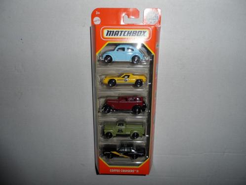 Matchbox 5 Pack - Coffee Cruisers II (2021) 1:64 D5.6, Hobby en Vrije tijd, Modelauto's | Overige schalen, Nieuw, Auto, Ophalen of Verzenden