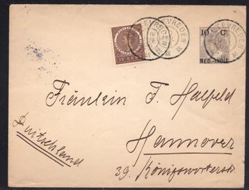 P80 Brief Nederlands Indie Grootrondstempel Weltevreden beschikbaar voor biedingen