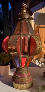 Antieke Arabische glas in lood Ramadan lantaarn, Antiek en Kunst, Ophalen
