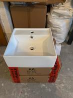 2x vierkante waskom glans wit 42x42x16cm, Ophalen, Minder dan 50 cm, Nieuw, Minder dan 25 cm