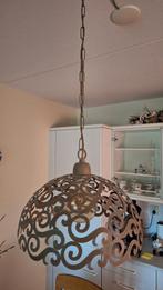 Sfeervolle Hanglamp Bol Verlichting - Bruin/Roest, Gebruikt, Ophalen of Verzenden, Metaal, Minder dan 50 cm