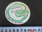 sticker belgië leuven ecomag hi-fi sony trinitron color tv, Ophalen, Zo goed als nieuw, Bedrijf of Vereniging