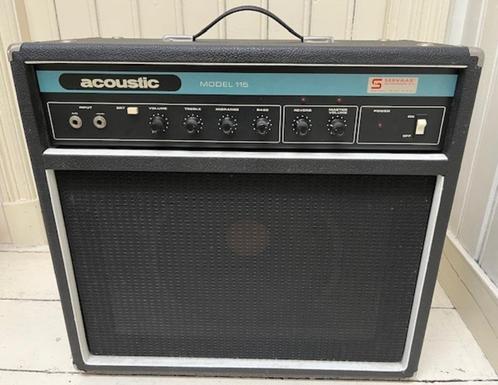 Vintage Acoustic 115 gitaarversterker, Muziek en Instrumenten, Versterkers | Bas en Gitaar, Gebruikt, Gitaar, 50 tot 100 watt