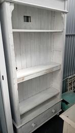 Boekenkast met lade, Huis en Inrichting, Ophalen, Gebruikt, 100 tot 150 cm, 200 cm of meer