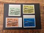 4 Spoorwegzegels Denemarken, Ophalen of Verzenden, Denemarken