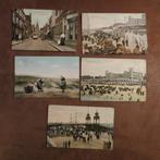 5 ansichtkaarten Scheveningen Keizerstraat strand., Ophalen of Verzenden, 1920 tot 1940, Gelopen, Zuid-Holland