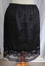 Nieuw, zwart, onderjurk, maat 44, Kleding | Dames, Ondergoed en Lingerie, Verzenden, Zwart, Overige typen