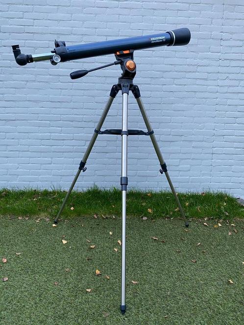 Celestron astro master 70az telescoop, Audio, Tv en Foto, Optische apparatuur | Telescopen, Zo goed als nieuw, Lenzentelescoop (refractor)