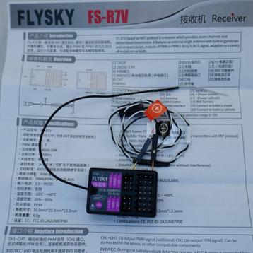 FLYSKY ABSIMA FS-R7V RC ontvanger 7 kan incl. GYRO BVD beschikbaar voor biedingen