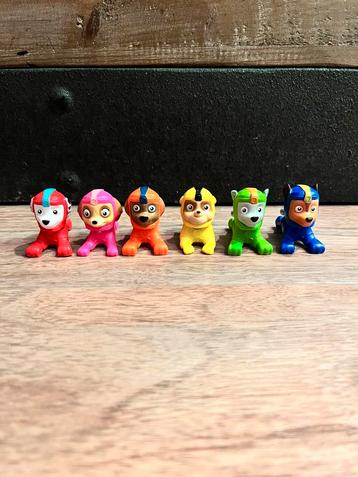 6x Paw Patrol Aqua Sea Patrol figuurtjes - complete set beschikbaar voor biedingen