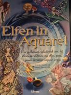 Elfen in Aquarel - Tekenboek, Gelezen, David Riche en Anna Franklin, Ophalen of Verzenden, Tekenen en Schilderen