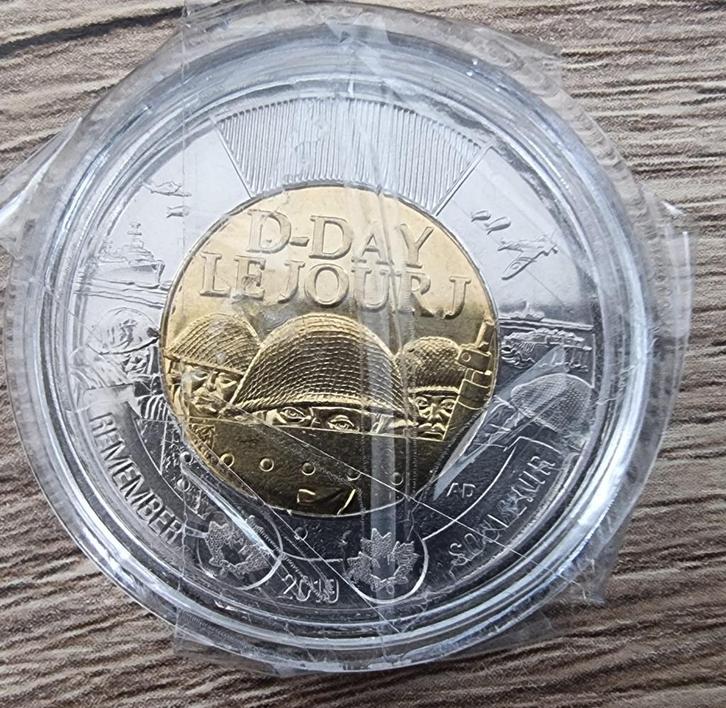 2 Dollars - Elizabeth II D-Day, Postzegels en Munten, Munten | Amerika, Losse munt, Midden-Amerika, Verzenden