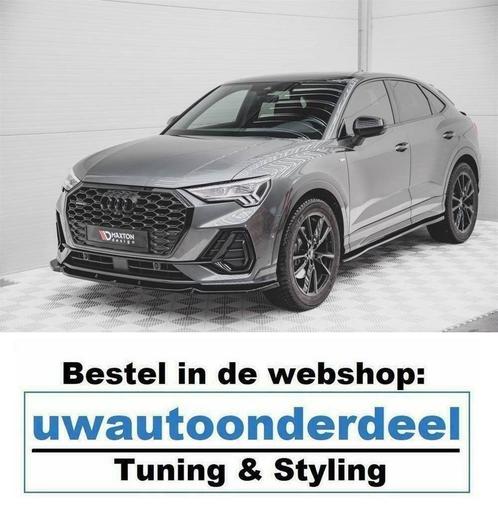 Spoiler Voorspoiler Lip Splitter Voor Audi Q3 Sportback S Li, Auto diversen, Tuning en Styling, Verzenden