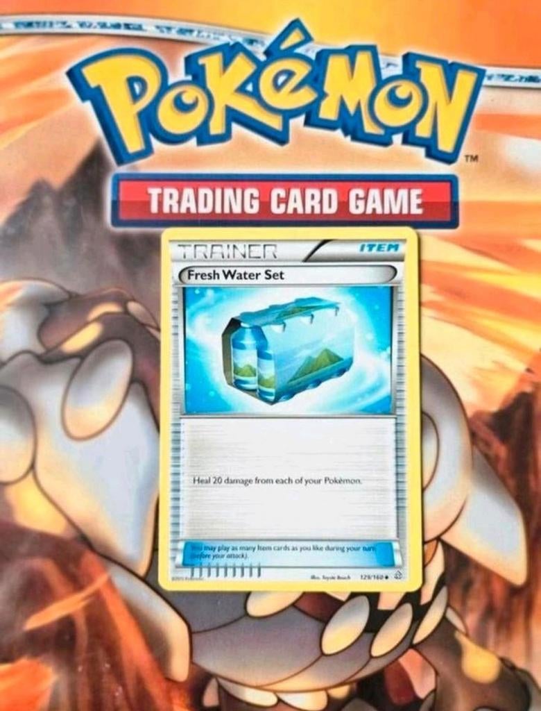 Fresh water set 129/160 XY Primal Clash pokemon kaart, Ophalen of Verzenden, Zo goed als nieuw, Losse kaart