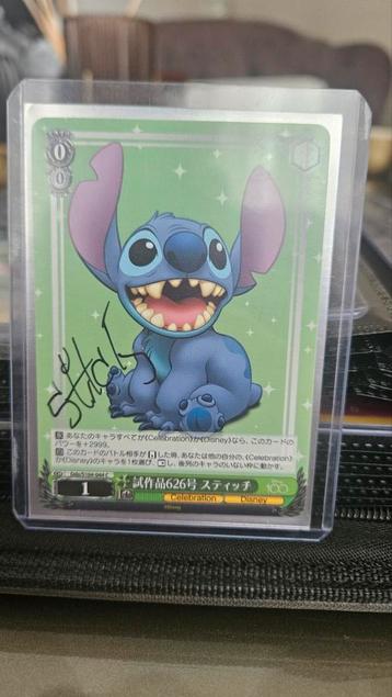 Stitch met Handtekening beschikbaar voor biedingen