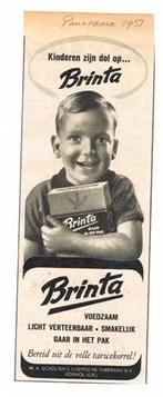 Brinta - Advertentie uit Tijdschrift 1951, Verzamelen, Overige Verzamelen, Ophalen of Verzenden, Gebruikt