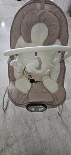 Bambino wipstoel beige - muziek & trilfunctie, Kinderen en Baby's, Wipstoeltjes, Gebruikt, Wipstoel, Met gordel(s) of riempje(s)