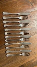 Verzilverd visbestek Christofle spatours, Ophalen of Verzenden, Zo goed als nieuw, Vaatwasserbestendig, Zilver
