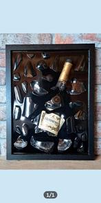 Hennessy fles verwerkt in een lijst met Epoxy, Minder dan 50 cm, Ophalen of Verzenden, Zo goed als nieuw, Minder dan 50 cm