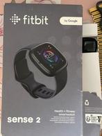 Fitbit Sense 2 + 2 bandjes + 2 laders, Zwart, Ophalen of Verzenden, Waterdicht, Android