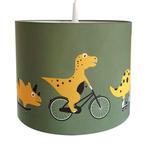 Hanglamp Kinderlamp Lamp Dino Dinosaurus Groen ANNIdesign, Ophalen of Verzenden, Nieuw, Lamp