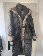 Bandolera lange warme winterjas - eyecatcher!, Ophalen of Verzenden, Zo goed als nieuw, Maat 42/44 (L), Groen