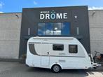 Knaus Sport 400 QD MOVER+VOORTENT+FIETSENDR, Caravans en Kamperen, Caravans, Schokbreker, Bedrijf, Treinzit, Overige typen