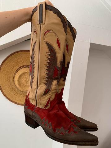 Sendra hoge cowboylaarzen 41 western boots bohemian laarzsn beschikbaar voor biedingen
