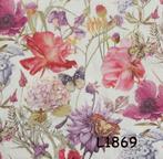 Servetten decoupage/bullet journal * Bloemen L1869, Hobby en Vrije tijd, Knutselen, Verzenden, Nieuw, Materiaal