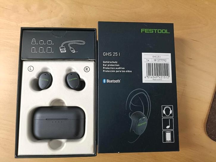 Festool Gehoorbescherming GHS 25 I - 577792, Doe-het-zelf en Verbouw, Gehoorbeschermers, Nieuw, Bluetooth, Ophalen of Verzenden