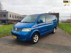 Volkswagen Transporter 2.5 TDI 300 Trendline DC Airco! Apk!, Voorwielaandrijving, Gebruikt, Zwart, Bedrijf