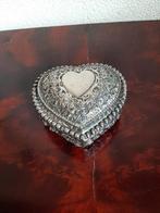 Hartvormig juwelendoosje uit 1980 8x8cm, Antiek en Kunst, Ophalen of Verzenden