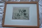Original Disney Story Sketch Mickey and Pluto 1939 Disney, Ophalen of Verzenden, Overige figuren, Zo goed als nieuw, Beeldje of Figuurtje