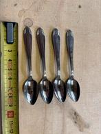 Set van 4 verzilverde GERO Zilmet lepeltjes – ca. 11 cm, Ophalen of Verzenden