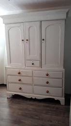 Engels Antiek. Engeland. Kabinet. Linnenkast. Servieskast, Huis en Inrichting, Kasten | Buffetkasten, Ophalen, Gebruikt, 50 tot 75 cm