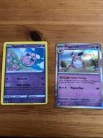 Pokémon Kaarten - Jigglypuff & Wigglytuff Foil, Ophalen of Verzenden, Zo goed als nieuw, Losse kaart, Foil