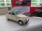 Welly Citroen 2CV EEND creme met bruin dak, Hobby en Vrije tijd, Modelauto's | Overige schalen, Nieuw, Ophalen of Verzenden, Auto