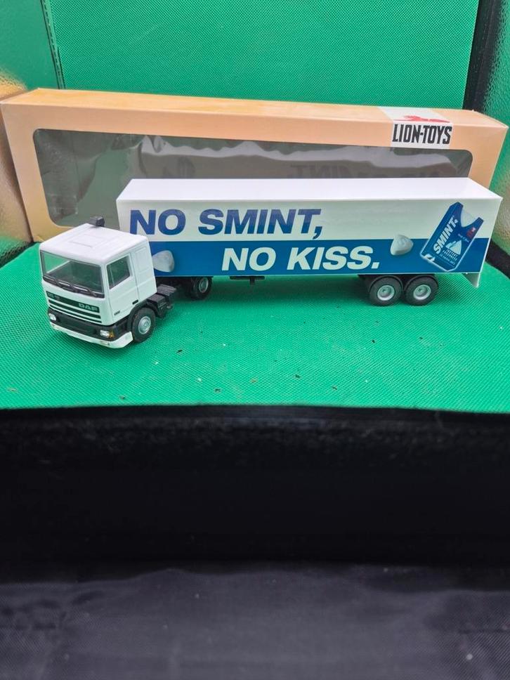 242 Daf 95 400 smint 1/50 liontoys, Hobby en Vrije tijd, Modelauto's | 1:50, Zo goed als nieuw, Bus of Vrachtwagen, Wsi, Ophalen of Verzenden